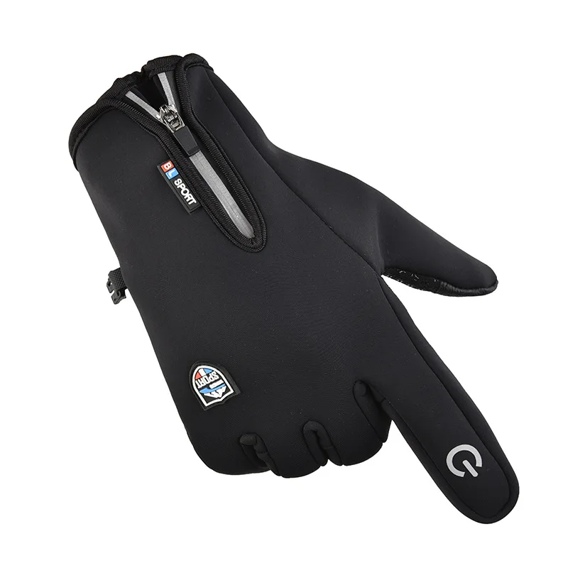 Warm Gloves Made of Fleece Thin Design for Spring and Autumn Windproof Cold Proof Anti Slip Cycling Sports Warm and Soft