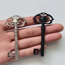 2pcs 82x31mm Antique Silver Color Skeleton Key Charm Creativity Pendant Gothic Style Accessories DIY Charm Jewelry Crafts Making