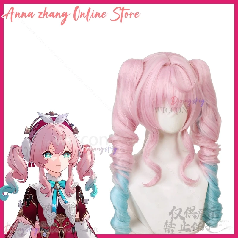 

Hyacine аниме игра Honkai Star Rail Косплей Костюм Kawaii Платье Лолита Шляпа Реквизит Розовый Зеленый Парики Для Девочек Женщина Индивидуальные