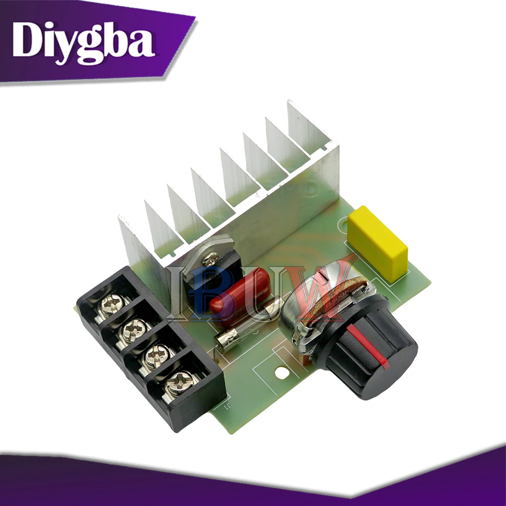 4000W imported high-power thyristor electronic voltage regulator with adjustable light, speed, temperature