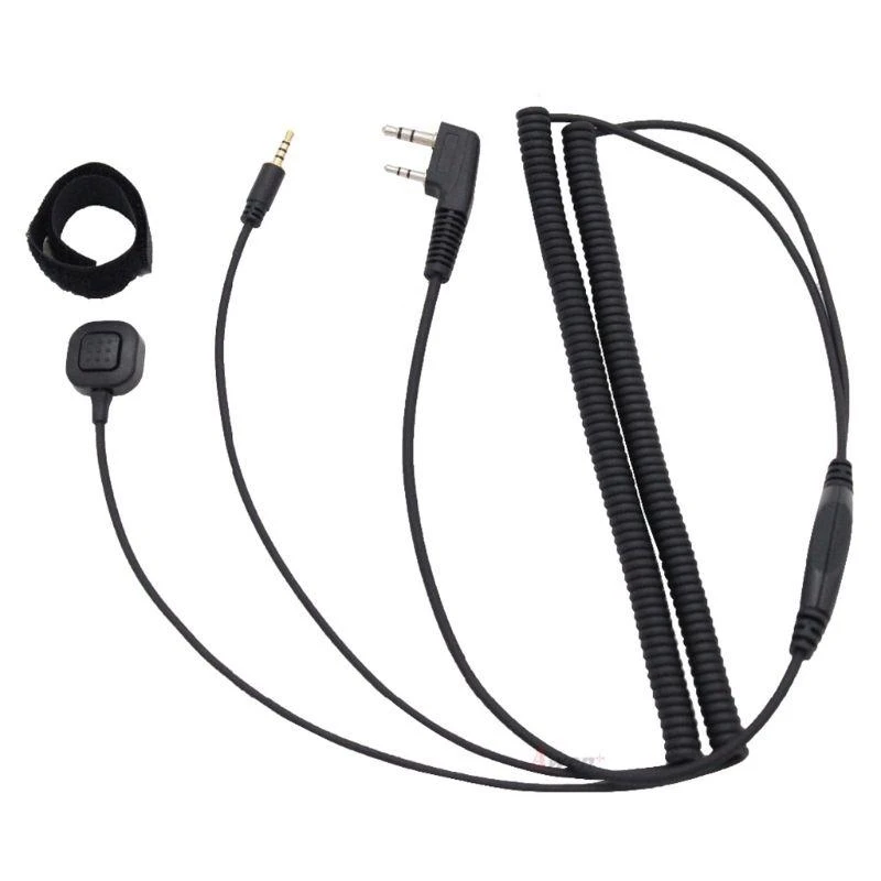 

Bluetooth-compatible Helmet Headset Special Connecting Cable for UV-5R UV-82 GT-3 Two Way Radio Walkie Talkie best sale