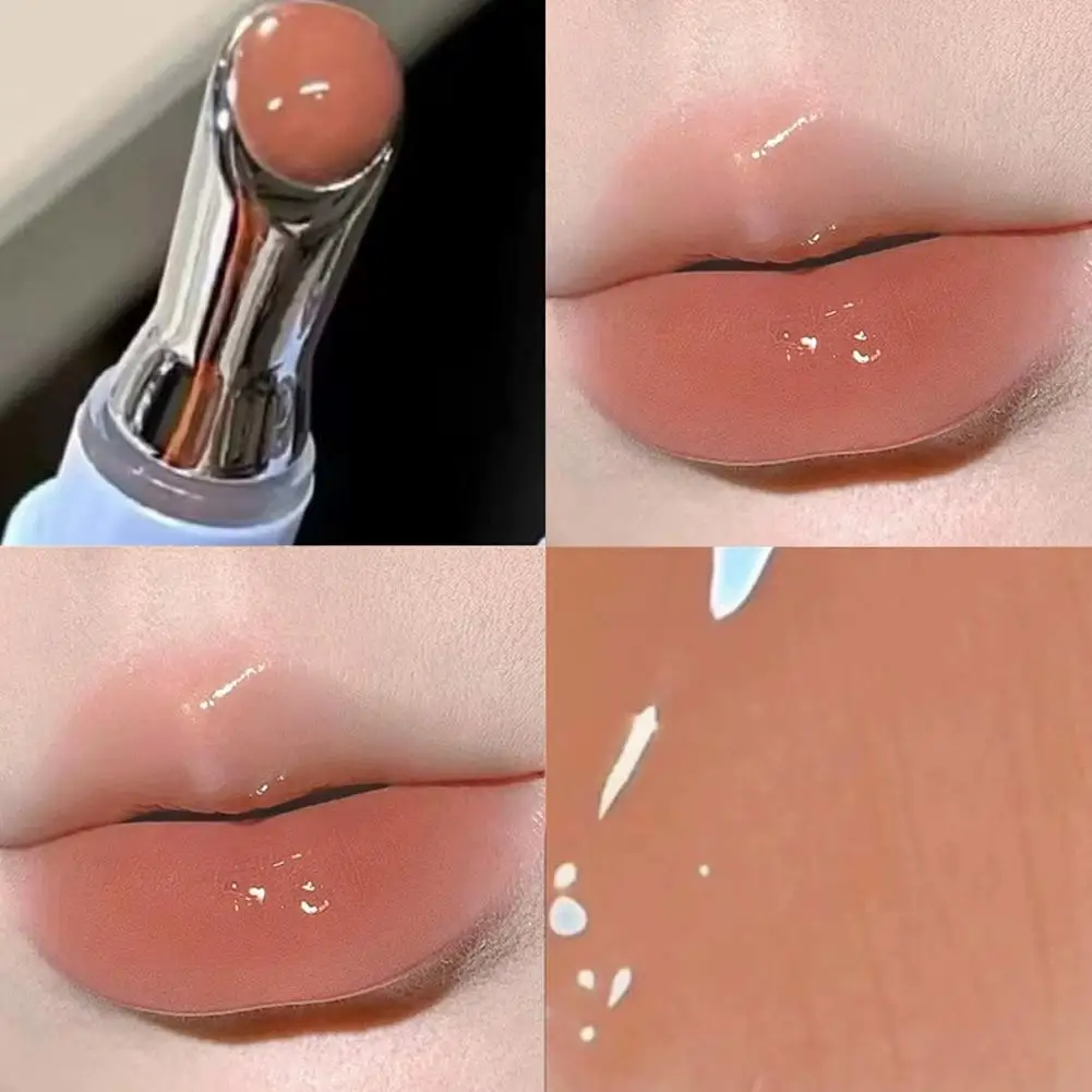 Spiegelachtige Waterige Essentie Lipgloss Vloeibare Lipstick Jelly Lip Glaze Vervaagt Liplijnen Waterlichte Jelly Make-up Hydraterende Lippen Tint