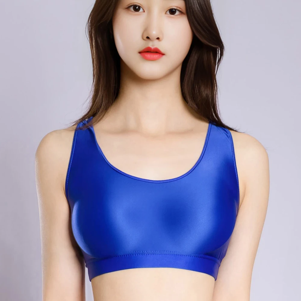 Neue Damen Sexy Transparente Bikini-Tanktops Fitness Gym Elastische Bustiers Crop Tops Ärmellose Shirts Westen Camis Croptop – Detail 4