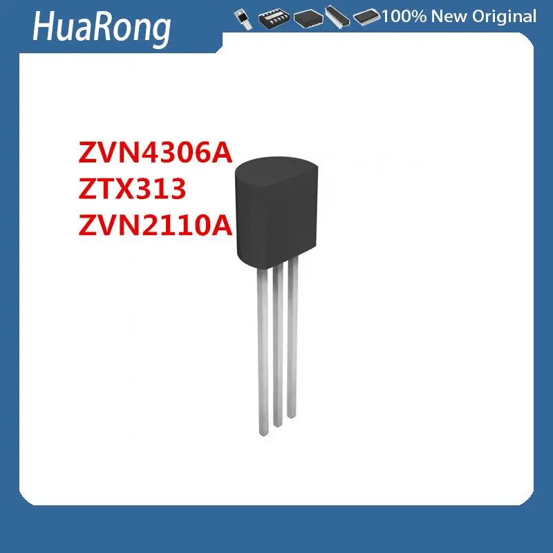 10 قطعة/الوحدة ZVN4306A N-قناة تعزيز ZTX313 ZVN2110A ZVN2120A ZVN3306A TO-92S #1