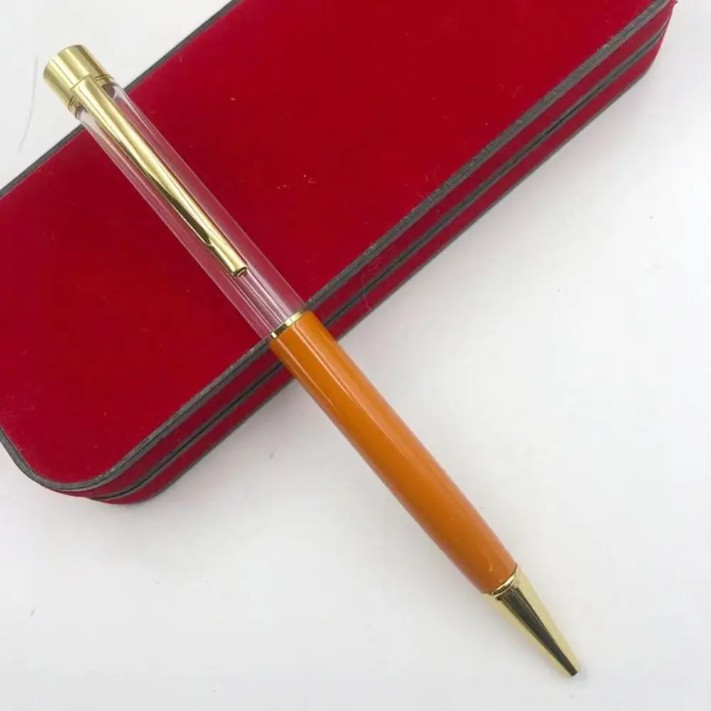 

Quicksand DIY Empty Tube Ball Point Pen Self-filling Hollow Neutral Gel Pens Black Ink Writing Smoothly Signature Pen Stationery