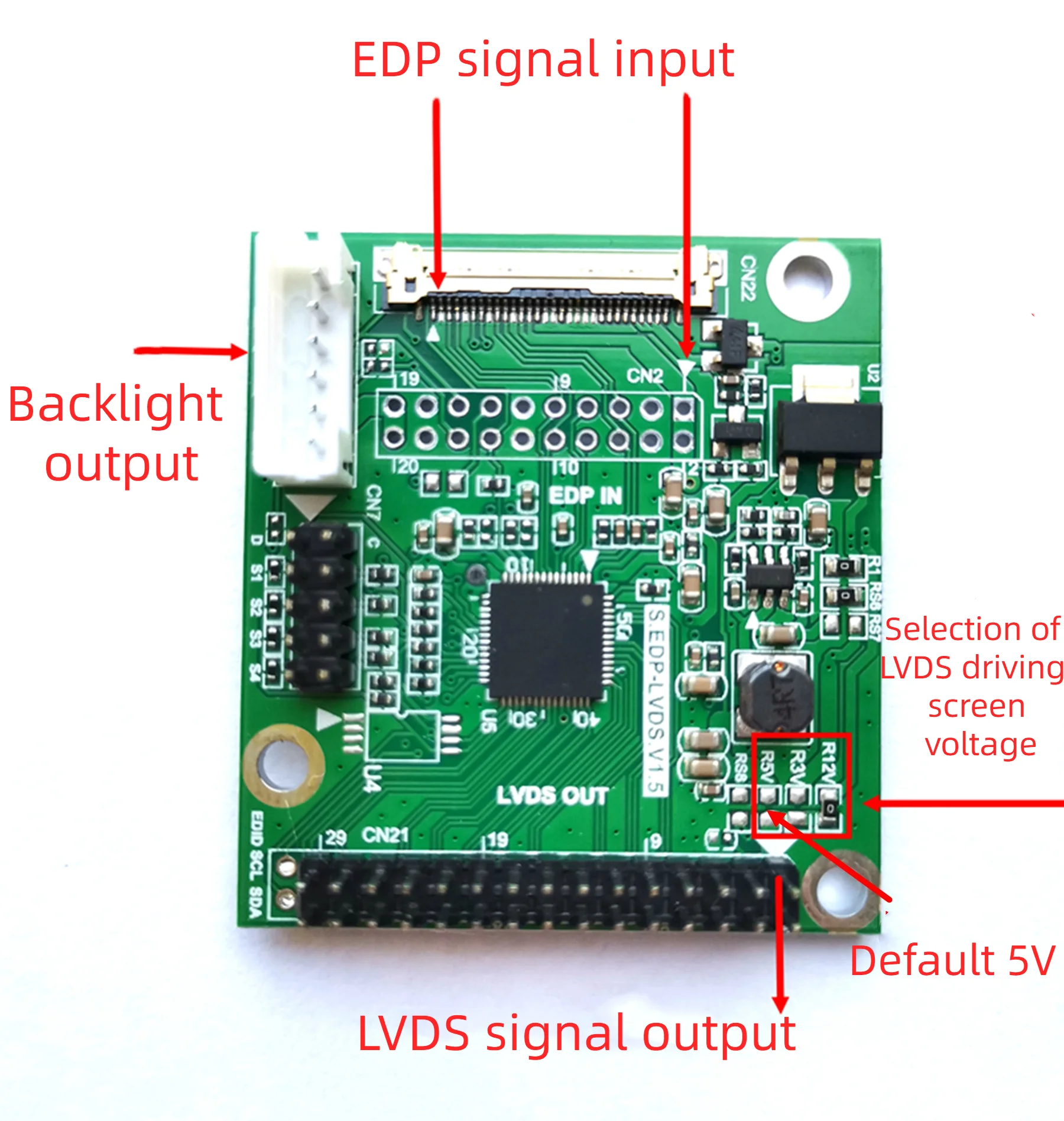 

EDP to LVDS Driver Board, Adapter Board Edp to Lvds Adapter Board, LVDS, Driver Board