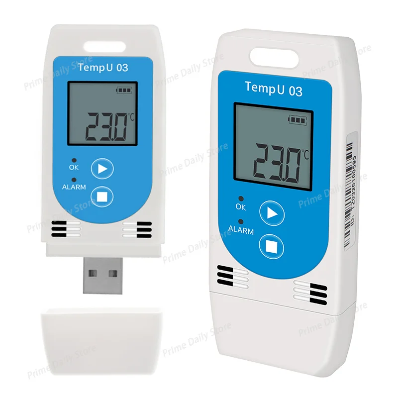 New model refrigerated truck insulation box USB temperature and humidity data recorder, warehouse cold chain transportation