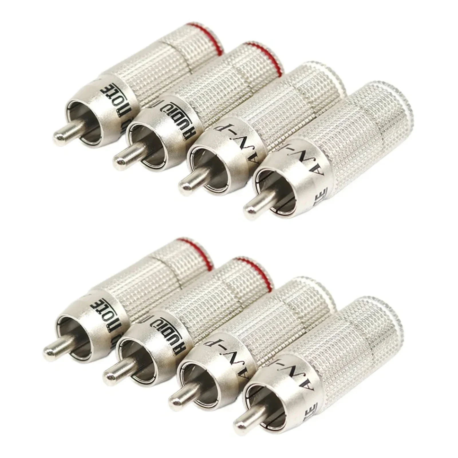 4Pcs HiFi Audio UK Audio Note AN-Vx Silver Plated RCA Lotus Plug RCA Plug Signal Line Connector 6mm - Image 6