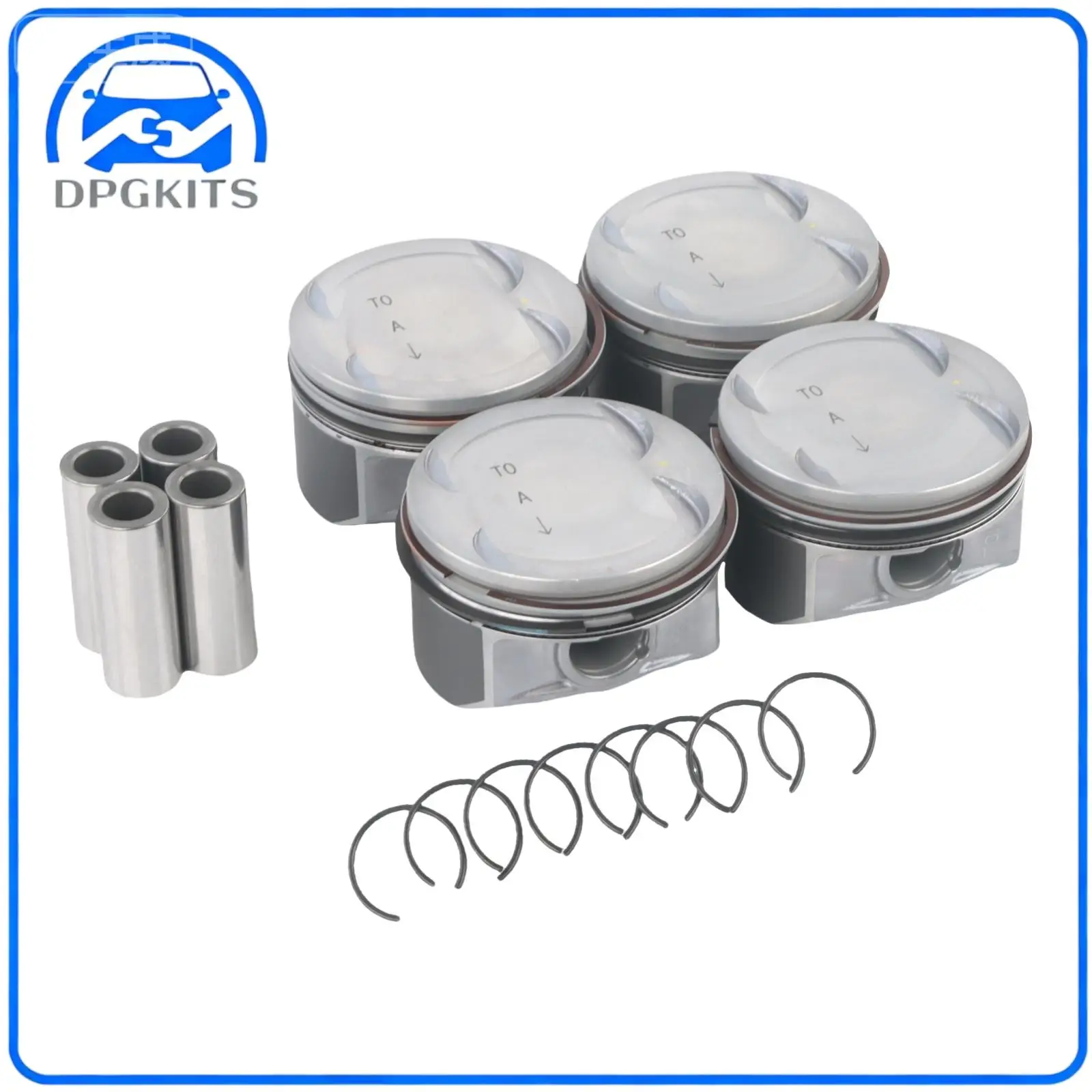 

Комплект поршневых колец DPGKITS, 4 шт., 23410-2C400, для двигателей Hyundai Kia G4KF 2.0T 2009-2014 гг., поршневые кольца, шатуны и запчасти