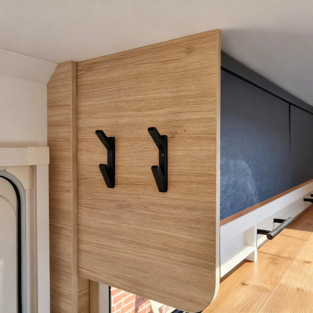 2pcs 3D Printed Hooks for Home, RV and Wardrobe | Easy Installation, Universally Applicable, Saving Space