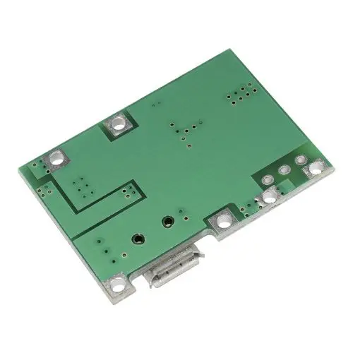 C형 마이크로 USB 3.7V ~ 9V 5V 2A 조절식 승압 18650 리튬이온 배터리 충전 및 방전 통합 모듈