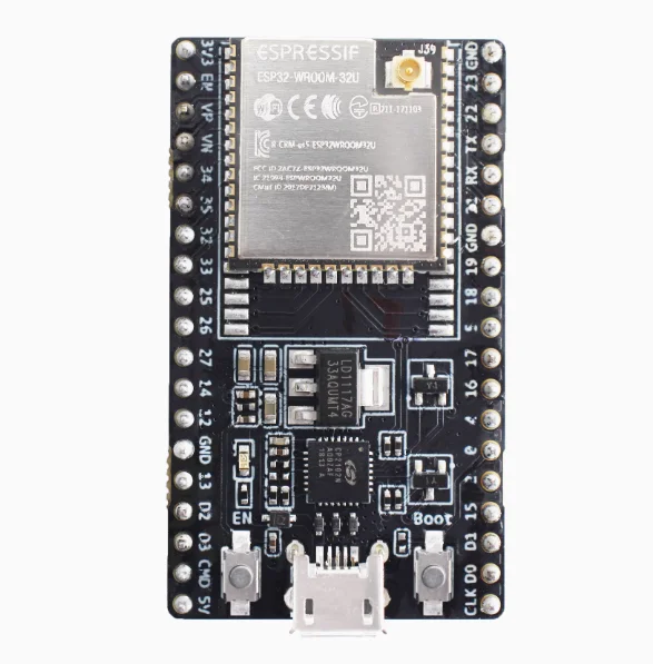 ESP32-DevKitC V4: Compact Breadboard-Friendly Board w/ Full GPIO Breakout & Optional Pin Headers