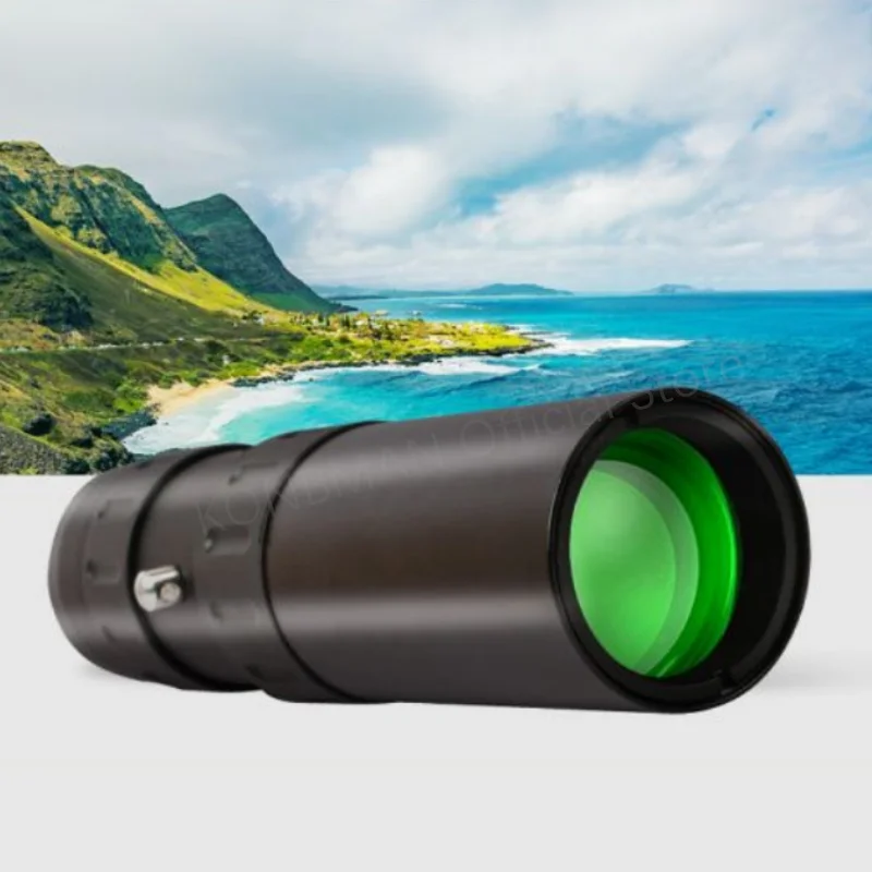 Tragbares Fernglas-Teleskop mit starkem Licht, 10–300 x 40 Zoom-Teleskop, HD-Fernbedienung, professionelles Monokular, BAK4-Prisma, Jagd, Camping – Detail 13