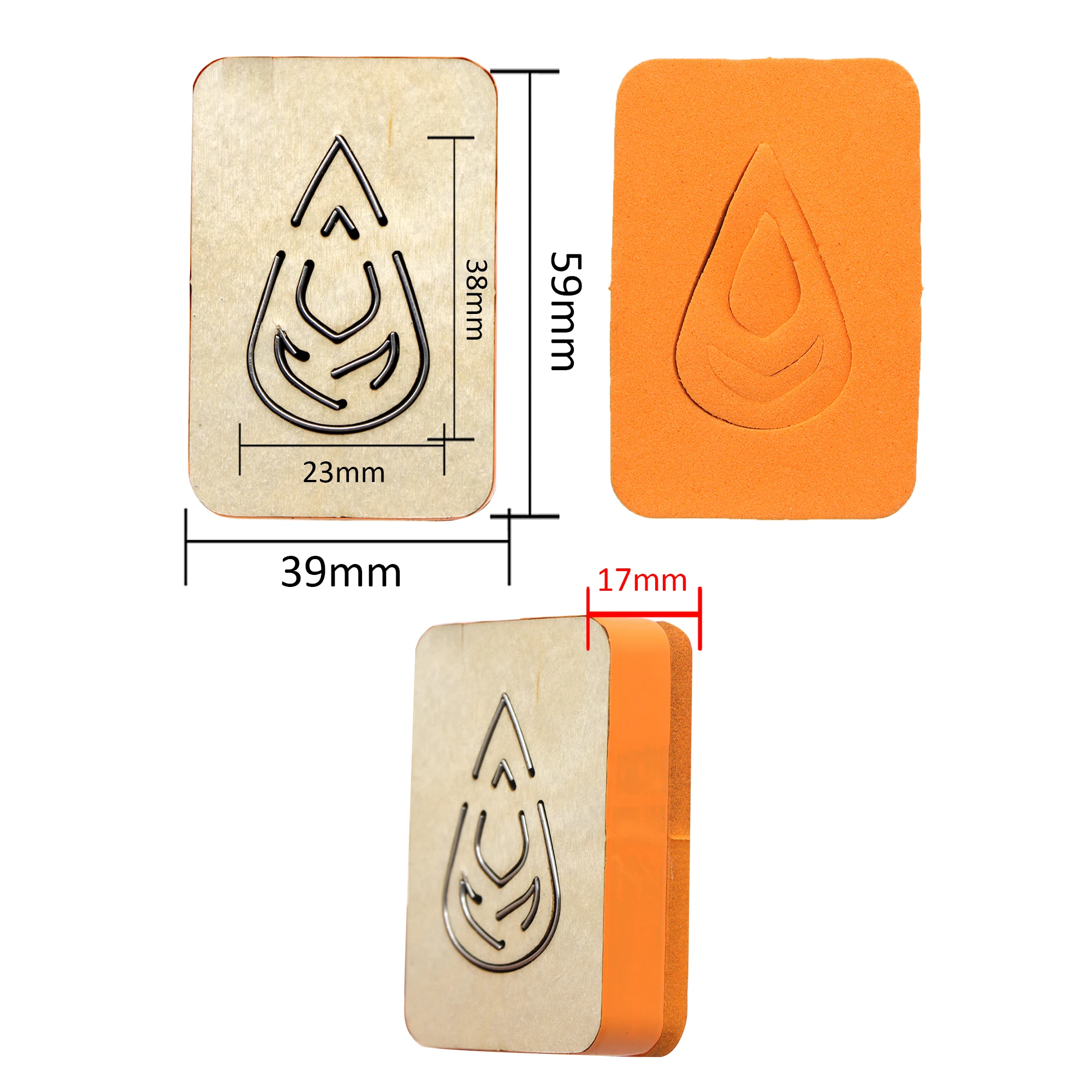 Diy Knife Mold Earrings Wooden Cutting Dies Non-woven Leather Cutting For Common Big Shot And Machines Scrapbook Die Cut