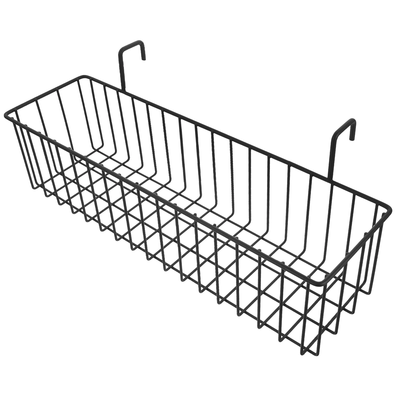 Iron Hanging Basket Storage Shelves Wire Box Bathroom Shelf Metal Rack Small