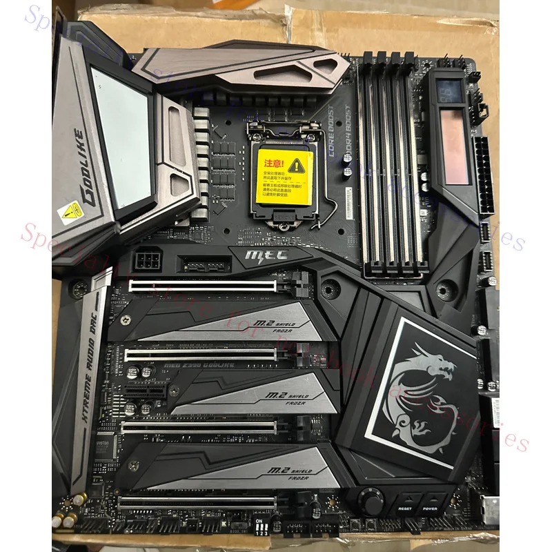 FOR MSI MEG Z390 GODLIKE Motherboard Intel Z390 Chipset LGA 1151 DDR4 3x M.2  no BOX