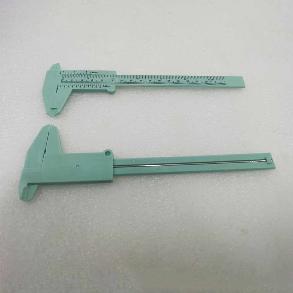 

5 Pcs Plastic Caliper Pocket Eyebrow Measuring Ruler Facial Tool Stencil Student Multifunctional Lightweight Durable Vernier