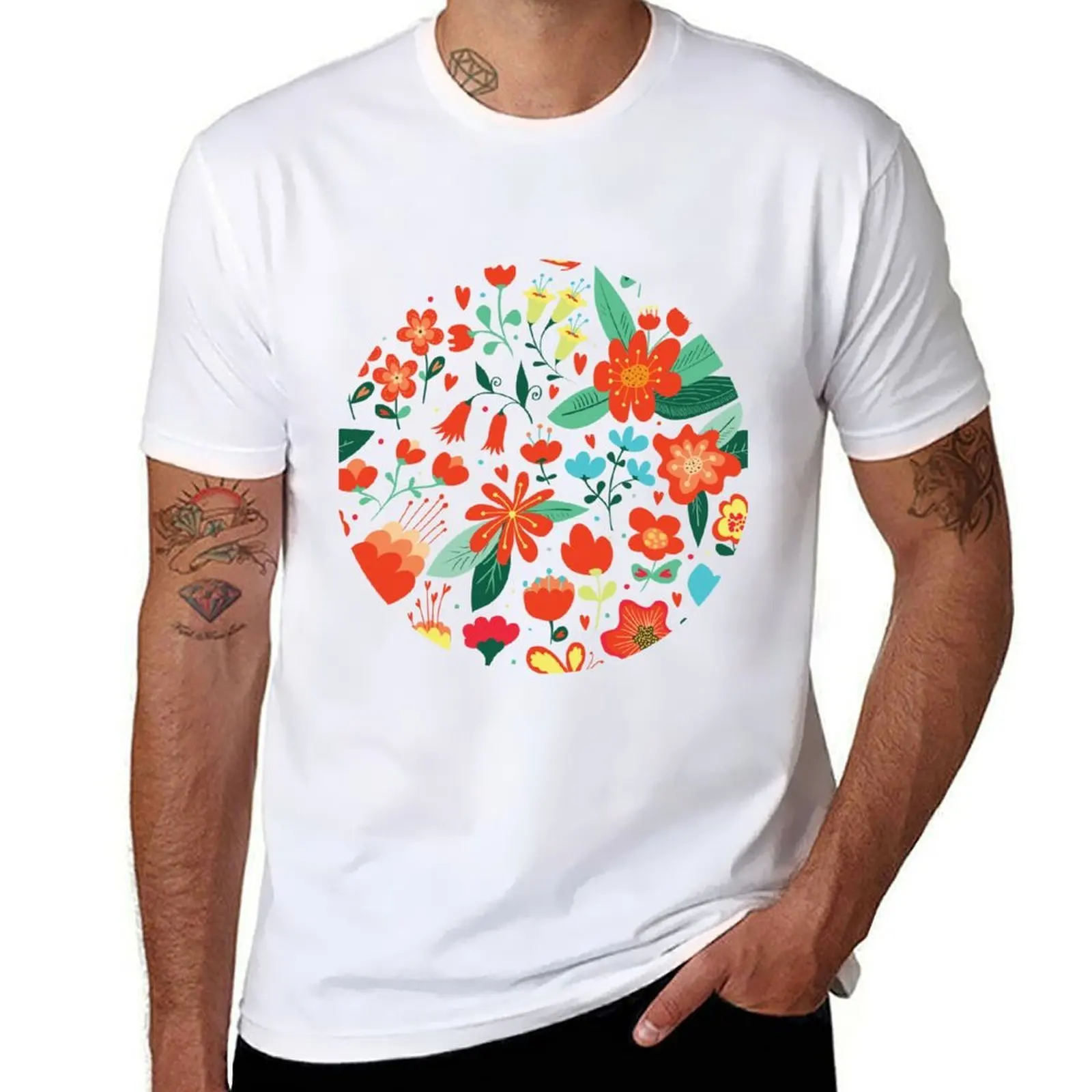 

Cute flowers for Valentines Day T-Shirt cotton t shirt pack man t shirt cotton t shirt man luxury T-Shirt