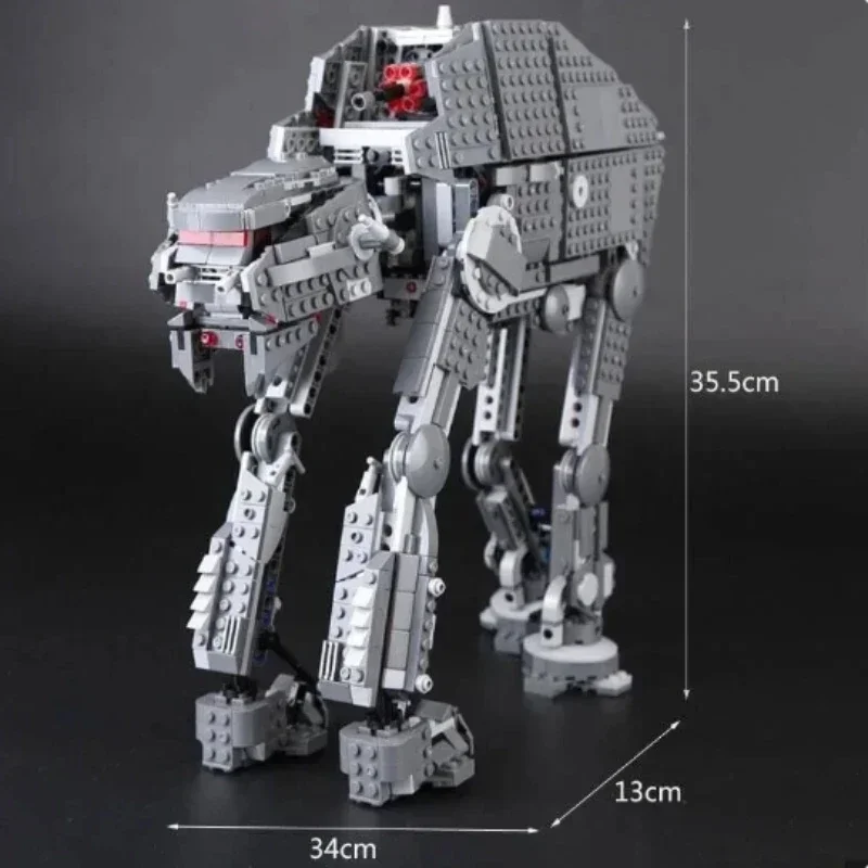 10908 First Order Heavy Assault Walker Building Blocks Bricks with Figures Compatible 75189 Toys for Children Christmas gift