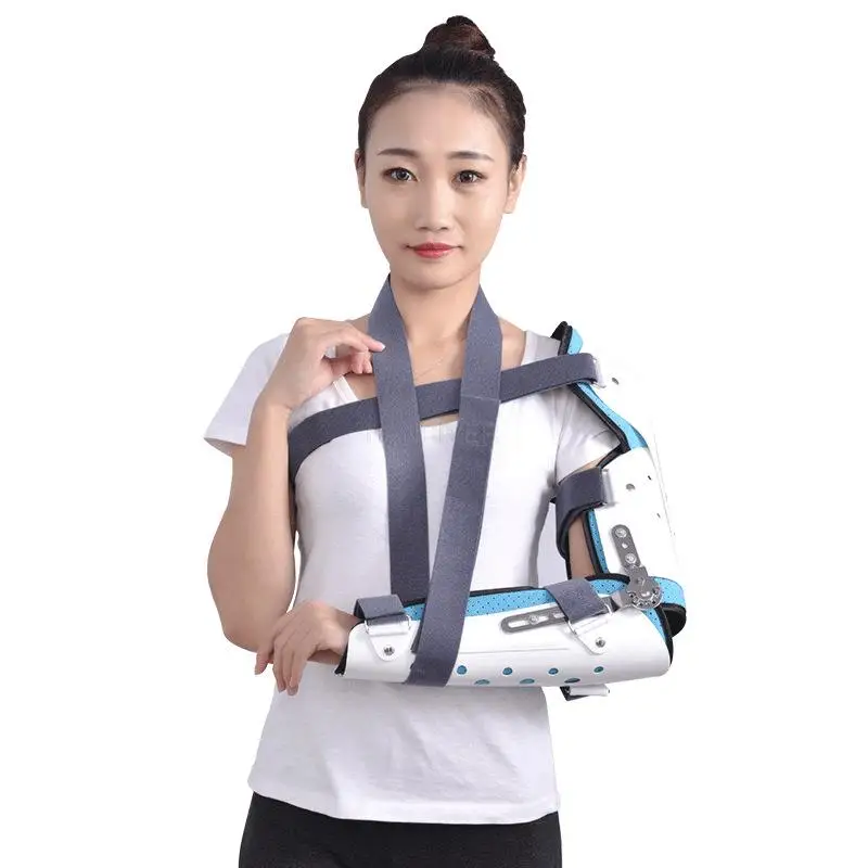 

Adjustable shoulder and elbow joint fixation brace fracture forearm fixation belt upper limb rehabilitation device arm guard