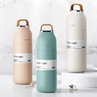 Travel Water Bottle 304 Stainless Steel Thermos Bottle Thermal Cup Vacuum Flask 350ml Coffee Insulated Cup Thermo Mug 6-12 Hours