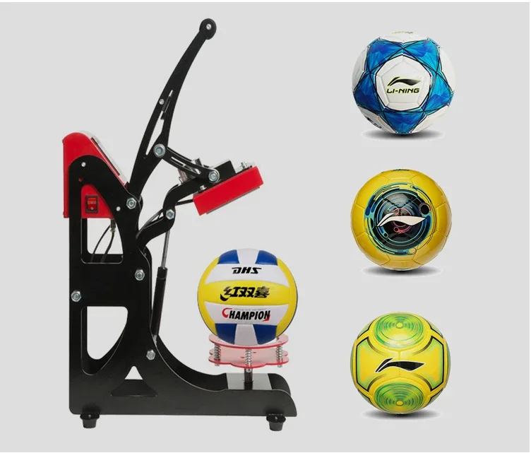 Custom Logo Ball Heat Press Machine Sublimation Printing on Football Basketball Volleyball Heat Transfer
