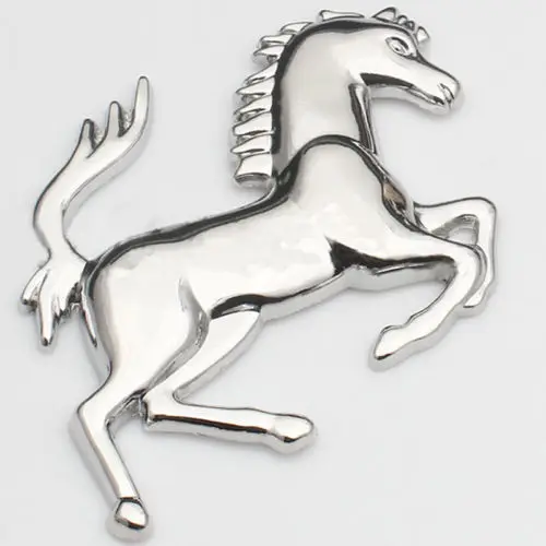 

Metal 3D Horse Car Window Bumper Body Sticker Badge Emblem Logo Decal Accessories Fit decoration For Ferrari