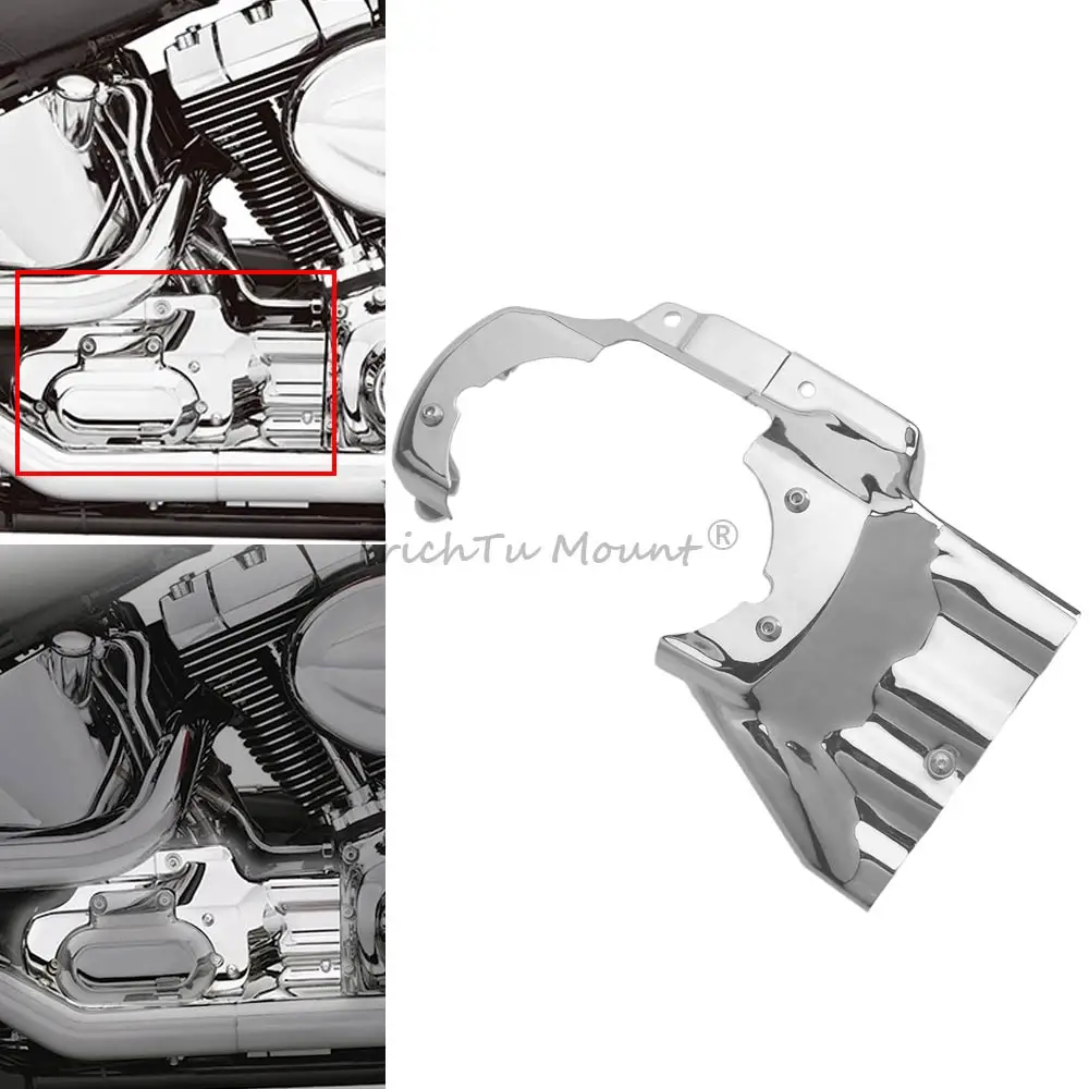 

Накладка интерфейса коробки передач двигателя для Harley Softail Fat Boy Heritage Deluxe Slim 2007-2017, защитная крышка для мотоцикла