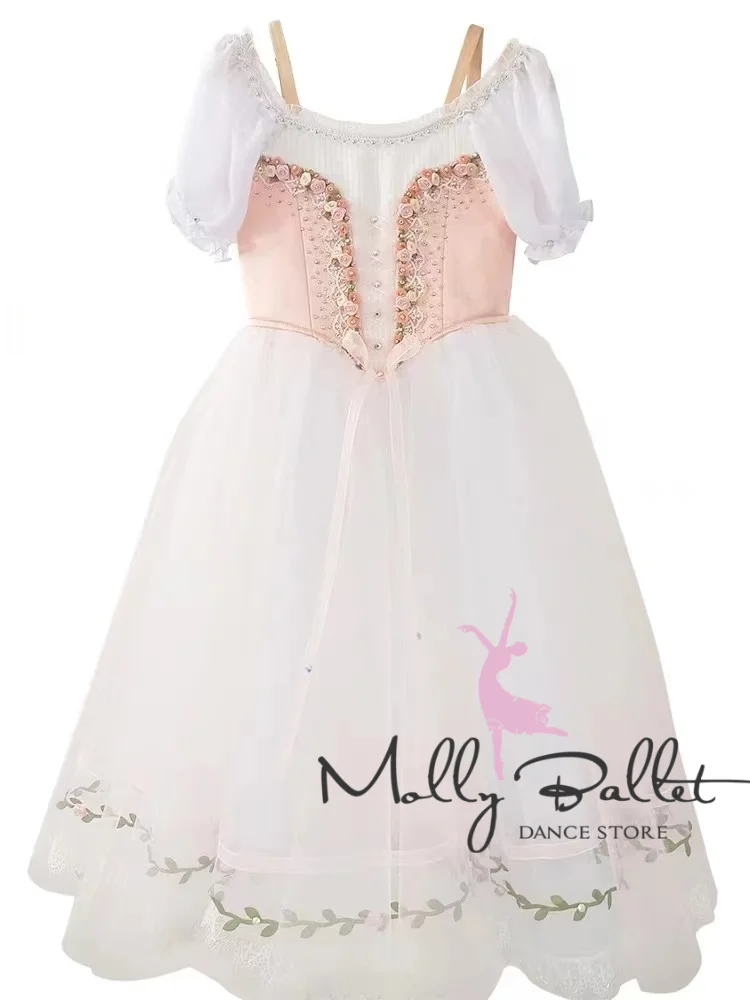 High-end customized Gisele's Unstoppable Daughter Coppelia Female Variation Ballet Dress Professional Performance Competition