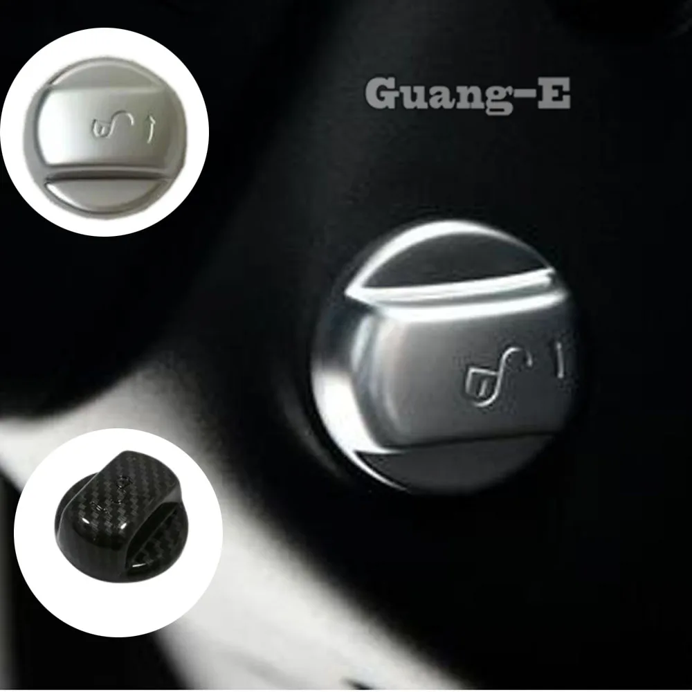 For Jaguar F-PACE FPace 2016 2017 2018 2019 2020 2021 Car ABS Lamp Key Start Sticker Engine Switch Stop Ignition Keys Ring Frame
