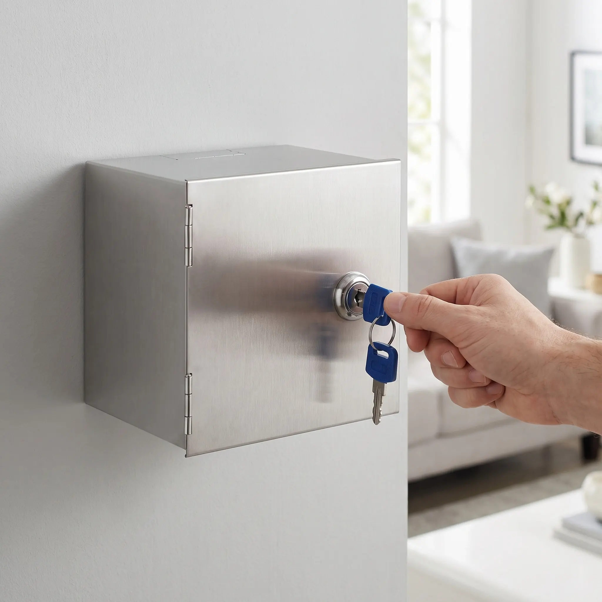 boite-electrique-en-acier-inoxydable-pour-la-securite-domestique-concue-pour-les-travailleurs-du-batiment-robuste-avec-prise-et-systeme-de-verrouillage-antivol