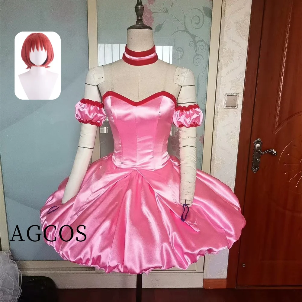 AGCOS Custom Size Tokyo Mew Mew Mew Ichigo Cosplay Momomiya Ichigo Cosplay Costume Christmas Dress Anime Costumes Cosplay