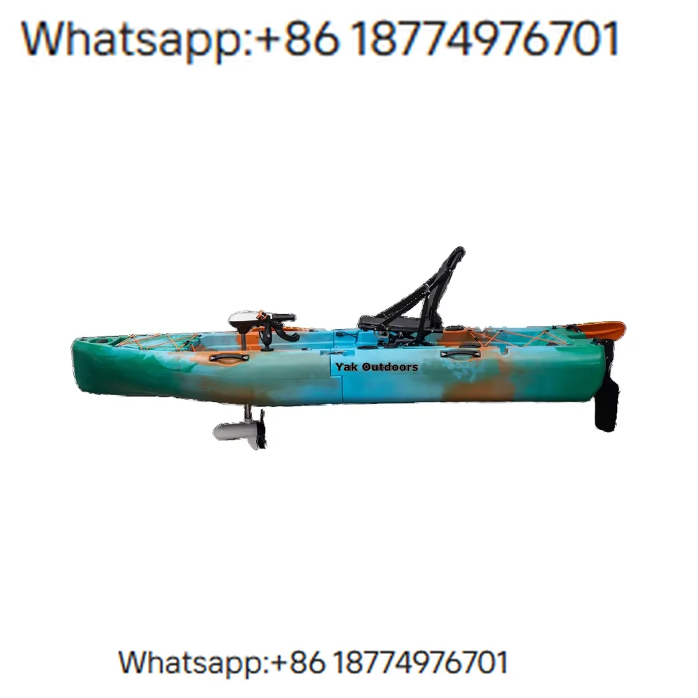 Dual-Purpose 9ft Ka with 4m Fishing Platform Stability Design for 2-Person Surfing and Fishing Application