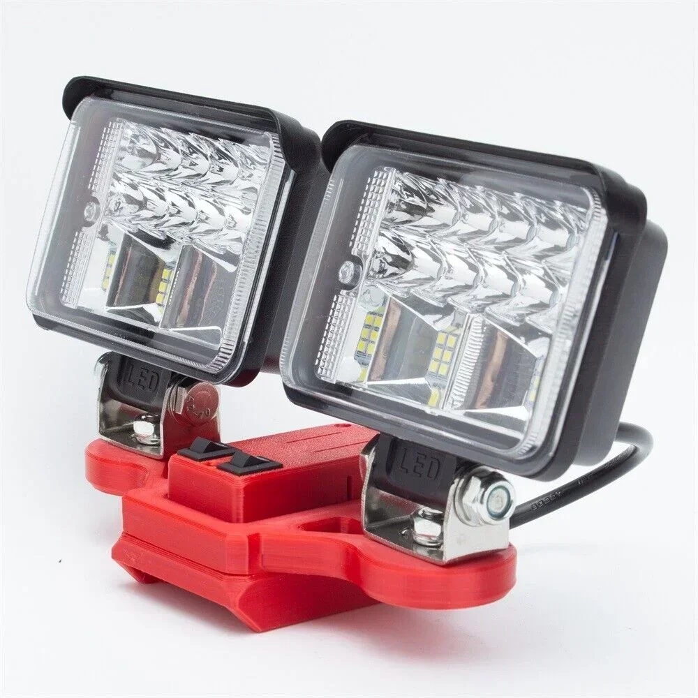 Lampa robocza LED do akumulatorów litowych Ozito 18V Power X-Change, bezprzewodowa, przenośna lampa zewnętrzna (akumulator nie jest dołączony)