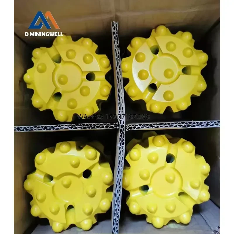 Wmwmnu for GT60 Tophammer Threaded Button Bit 127 140 152mm with Tungsten Carbide Buttons for Mining Quarry and Rock Drilling