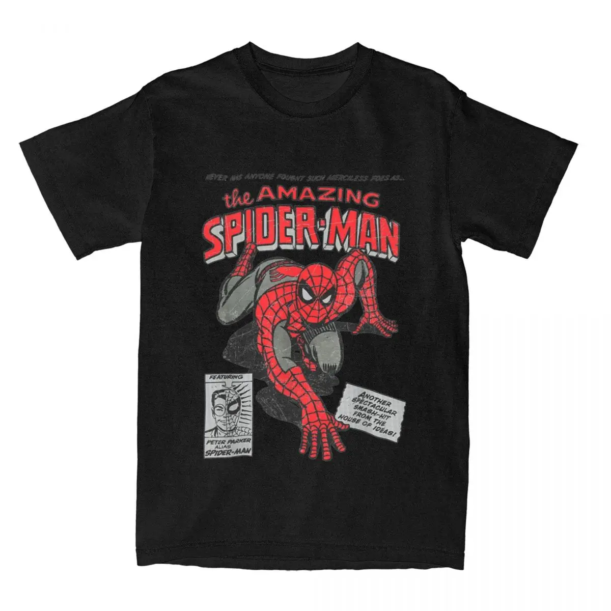 Spider Man akcesoria t-shirt mężczyźni kobiety nowość bawełniane ubrania wszystkie sezony