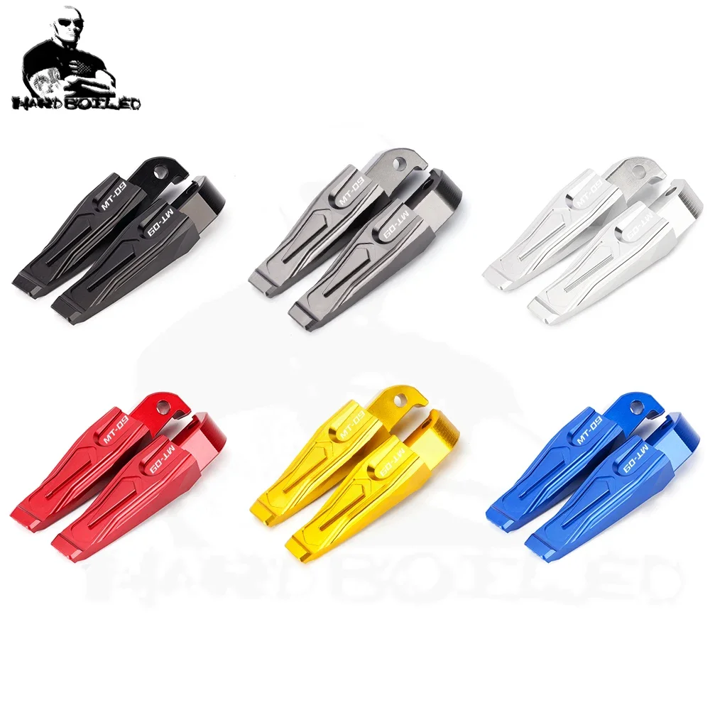 

For Yamaha MT09 MT 09 2013- 2016 2017 2018 2019 2020 2021 Motorcycle Accessories CNC Rear Passenger Foot Rests Pegs Footrests