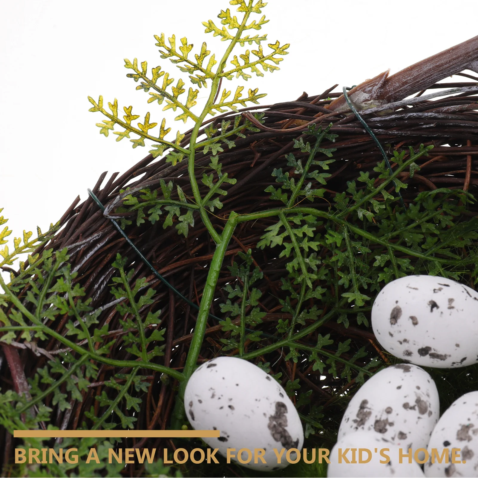

1Set Artificial Bird Nest Decor Creative Vine Nest for Indoor Outdoor Decoration Suitable As Flower Arrangement Photography Prop