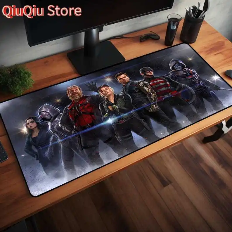 

Коврик для мыши Thunderbolts — настольный коврик Thunderbolts — игровой коврик для мыши RGB — очень большой коврик для офисного стола — Yelena, Капитан Америка