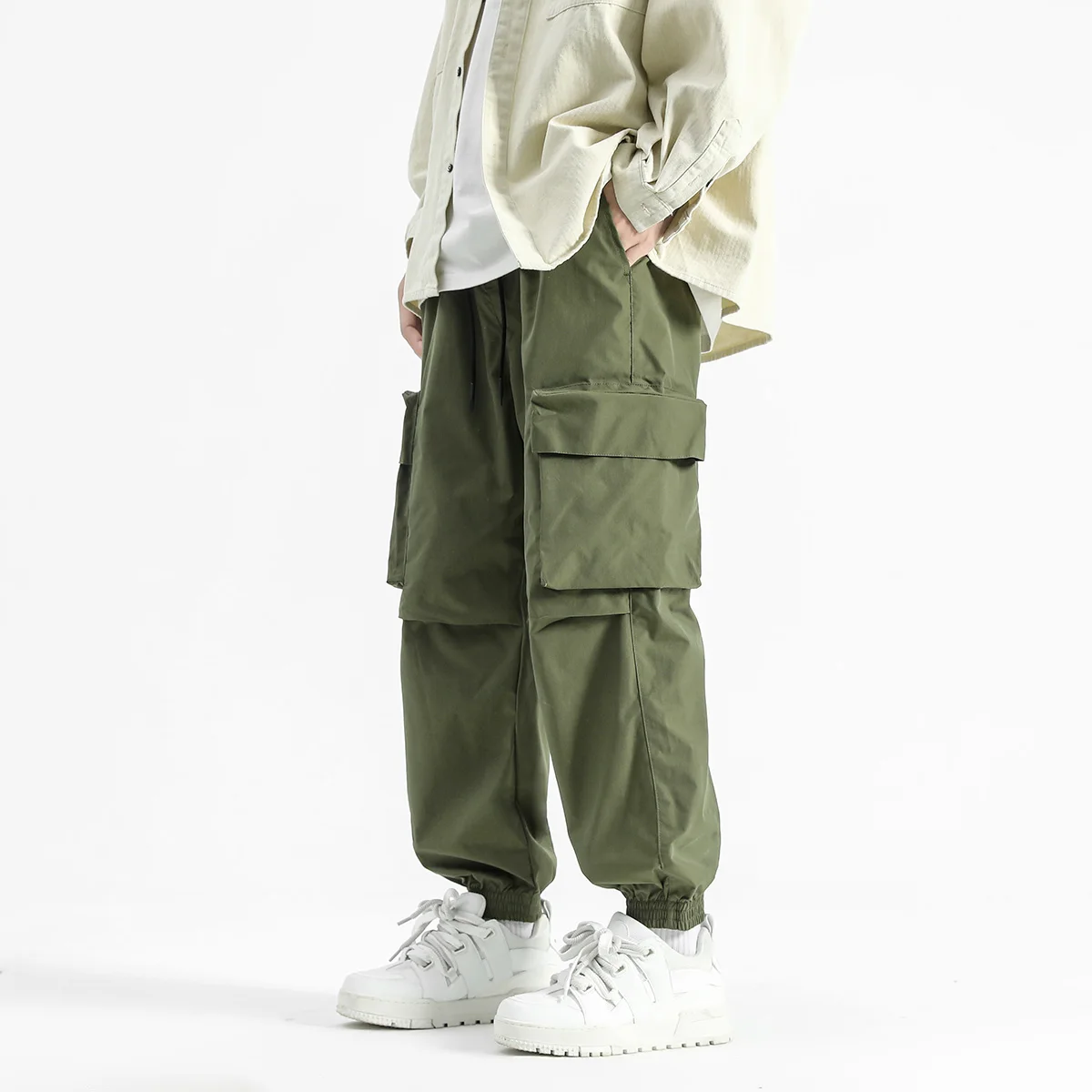 LAPPSTER Y2k Streetwear pantaloni Cargo larghi tuta nera pantaloni da jogging moda coreana pantaloni tattici per uomo pantaloni impilati Harajuku