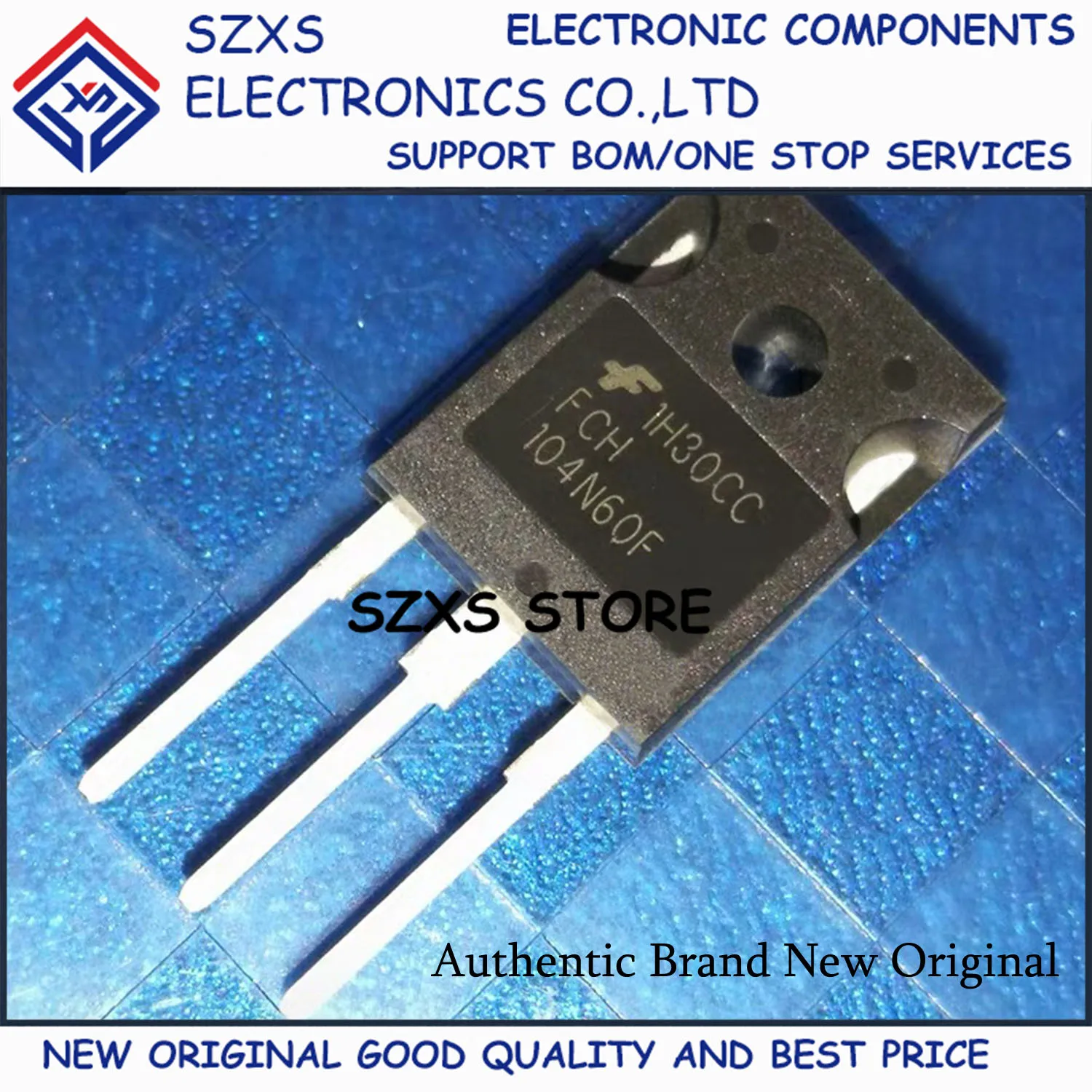 New Original 10Pcs FCH104N60F TO-247 600V 37A MOSFET Field-Effect Transistor In Stock Electronic Components Good Quality