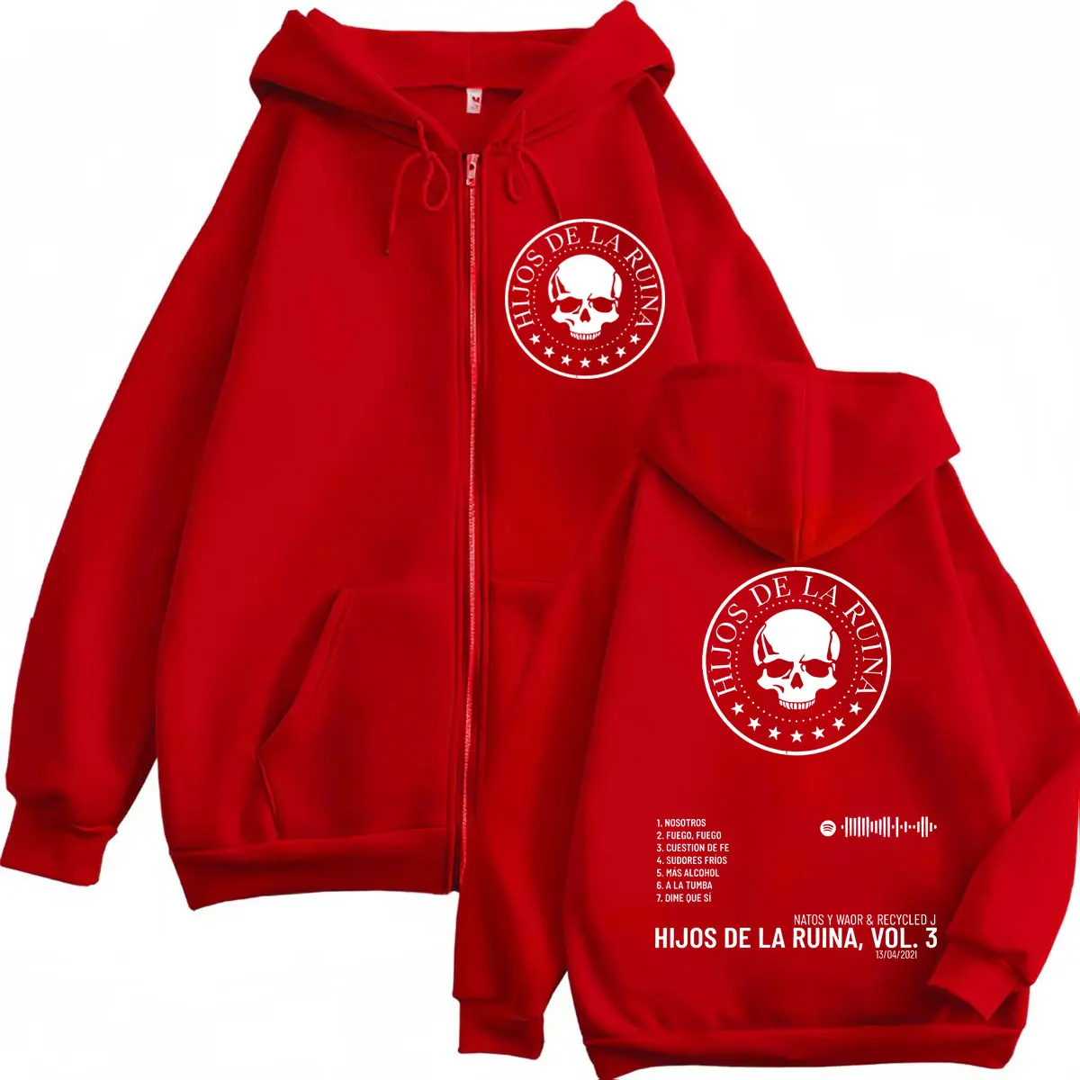 Rap Duo Natos Y Waor Hijos De  - Mens Fashion Zip Up Hoodies recension och pris