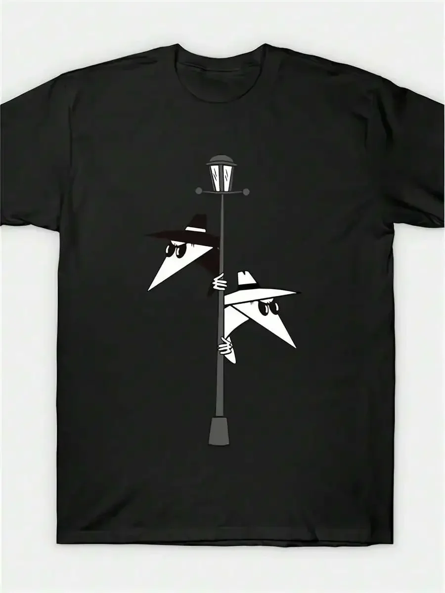 Spy Vs. Spy T-Shirt Printed Version- Suitable For Birthday Parties And Daily Commuting, Ideal As A Gift For Family Members