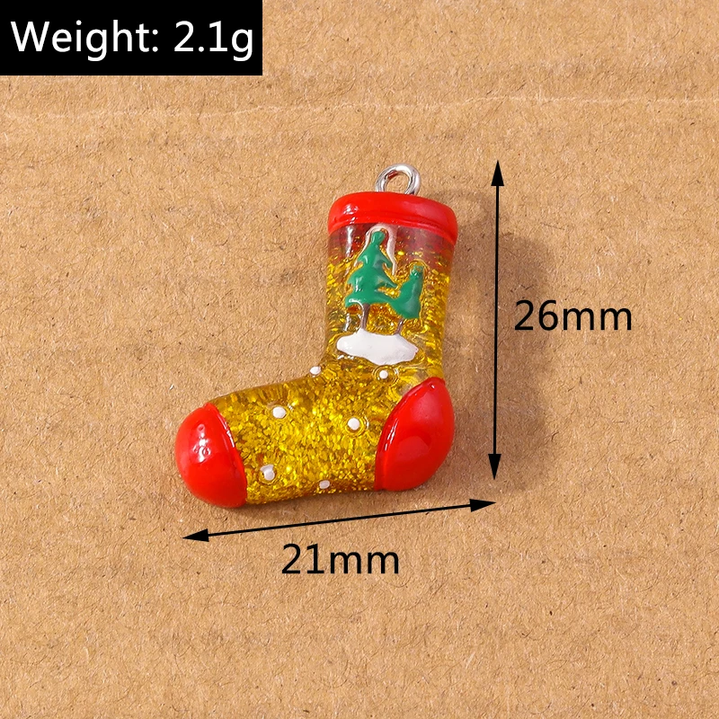 10 Stück niedlichen Cartoon Meeres lebewesen Meerjungfrau Charms Tintenfisch Anhänger für Schmuck machen Halskette Ohrringe DIY Zubehör liefert – Detail 10