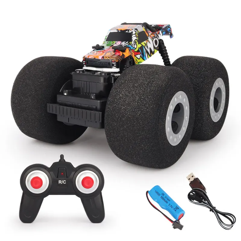 

RC Car Stunt Drift Soft Big Sponge Tires Buggy Remote Control Vehicle Radio Controlled Off-Road Climbing Car Toys For Kid Gifts