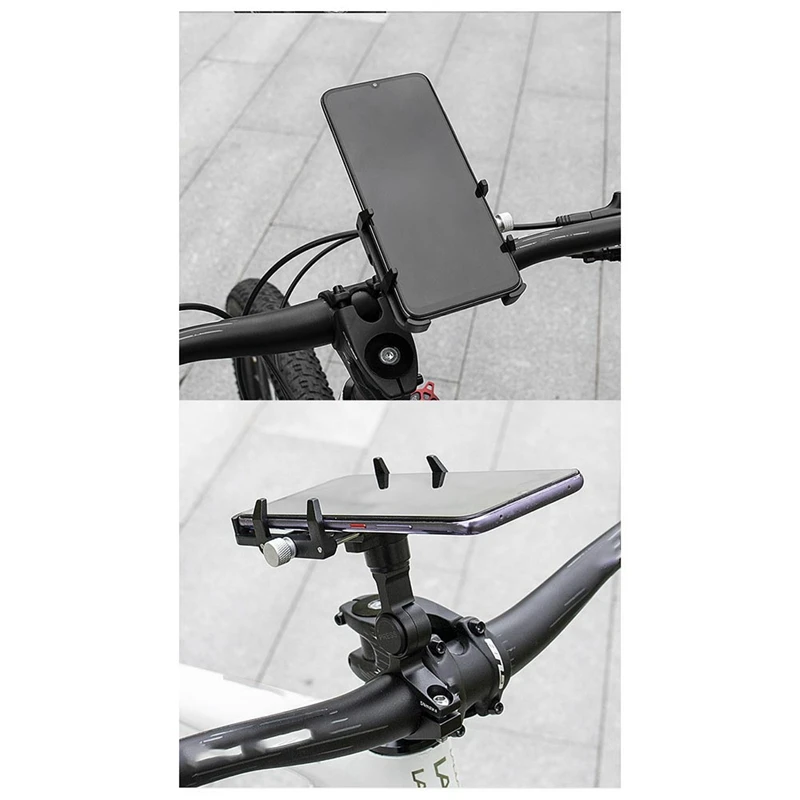 GUB Motorcycle Bicycle Phone Holder Aluminum Alloy Phone Holder Rotatable Adjustable Non-Slip Cycling Accessories