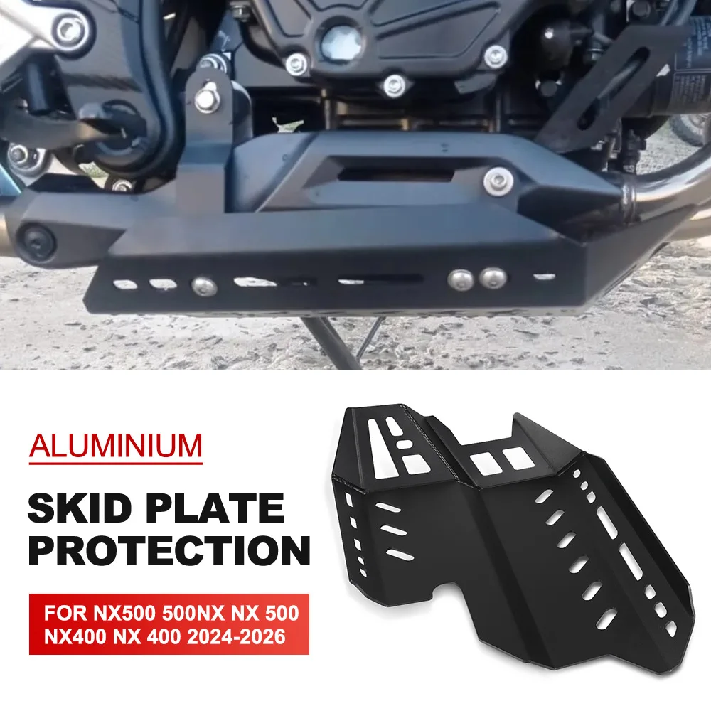 

For HONDA NX500 500NX NX 500 NX400 NX 400 2024 2025 2026 Skid Plate Engine Protection Belly Pan Guard Cover Chassis Protector