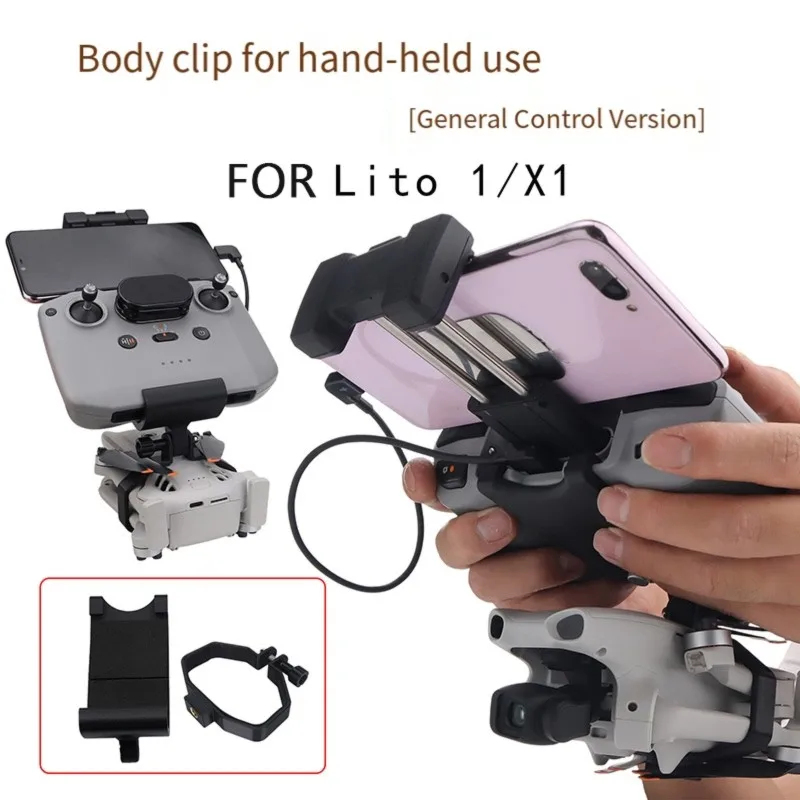 y01a-dji-lito1-x1-スクリーンレスリモコンホルダーハンドヘルド撮影スタンドリモコンブラケット