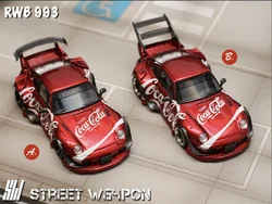 **Pre-Order** SW 1:64 RWB 993 Red Limited499 Diecast Model Car