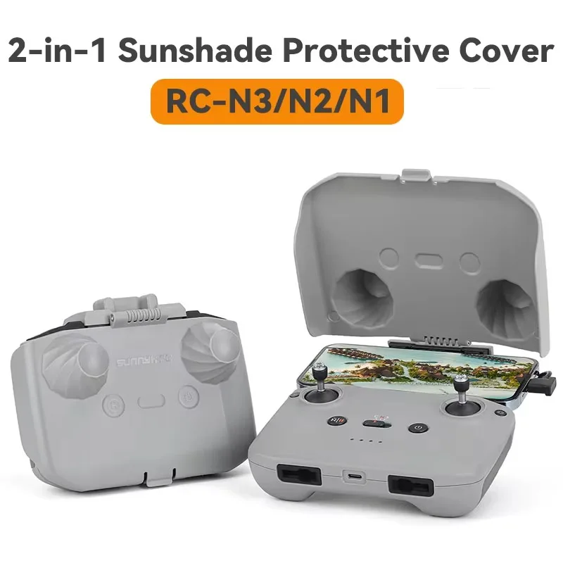 

Remote Controller Sunshade Protective Cover for DJI FLIP NEO Air 3S RC-N3 N2 N1 Light Blocking Anti Glare Dust Proof Shell Case